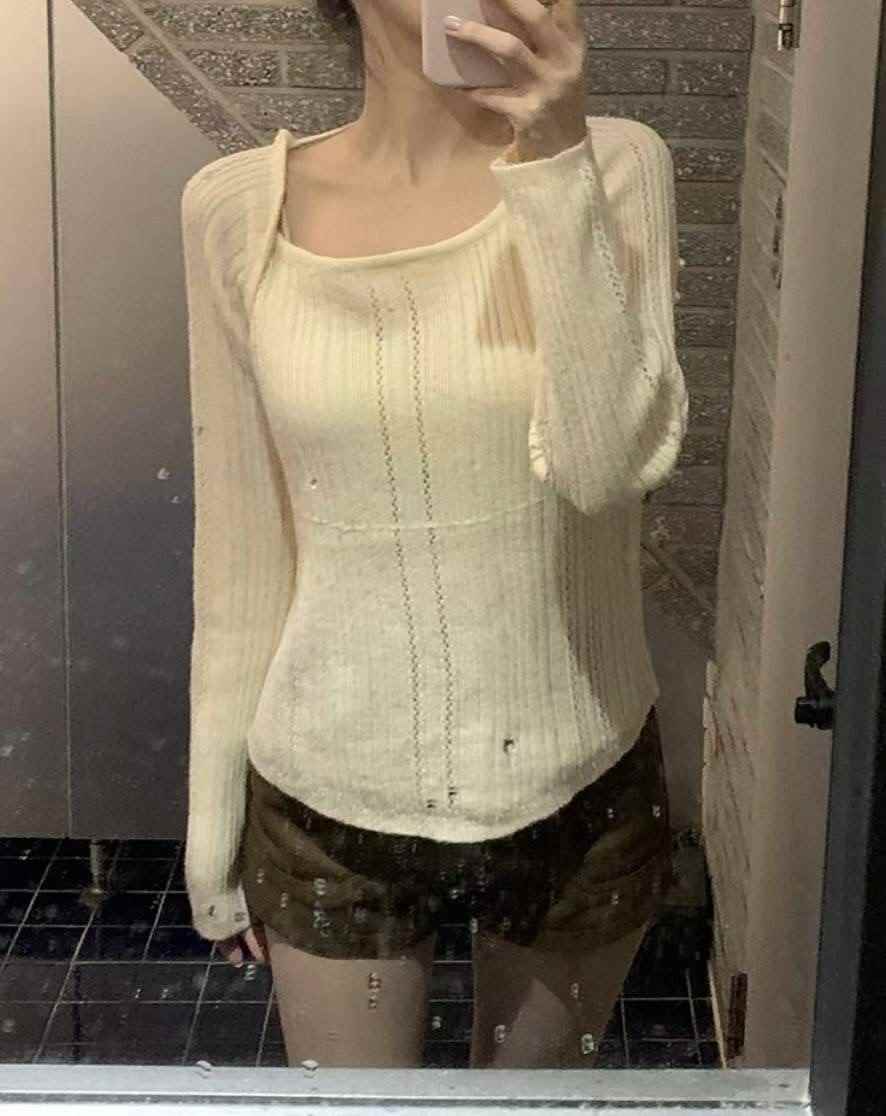 SALT.B東大門㊣實拍女士新品熱賣職業25秋冬人氣真品針織衫SALT.B針織衫