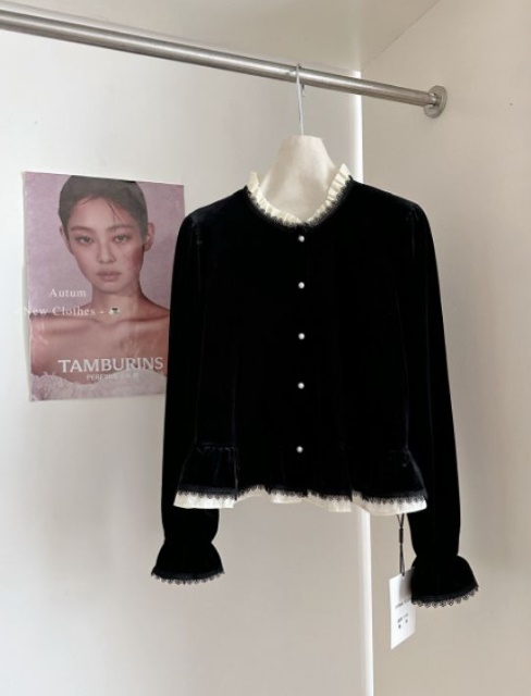 STAY HERE東大門㊣實拍女士新品真品人氣職業時尚襯衫蕾絲衫STAY HERE襯衫/蕾絲衫