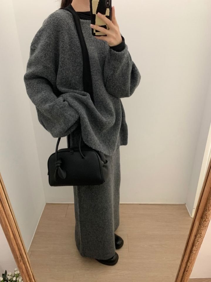 STAY HERE東大門㊣實拍女裝新品熱賣真品25秋冬套裝兩面穿紐扣STAY HERE套裝