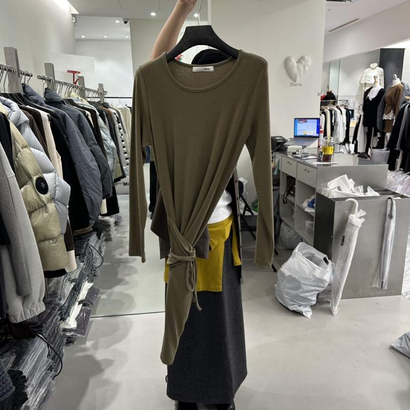 DIARRA東大門㊣直郵女裝新品時尚推薦熱賣人氣真品休閑長袖T恤DIARRA長袖T恤