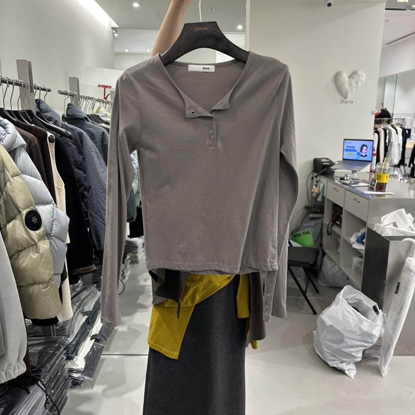 DIARRA東大門㊣實拍女裝新品人氣時尚推薦25秋冬熱賣長袖T恤DIARRA長袖T恤