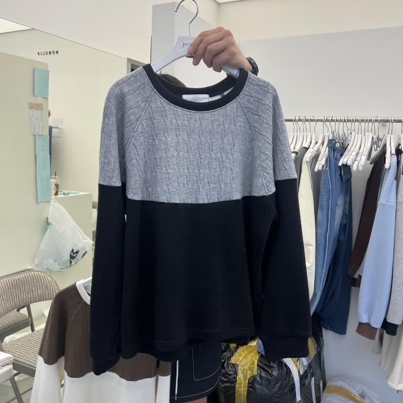 NON CLIP韓國代購㊣女裝新品時尚熱賣休閑職業25秋冬人氣衛衣NON CLIP衛衣