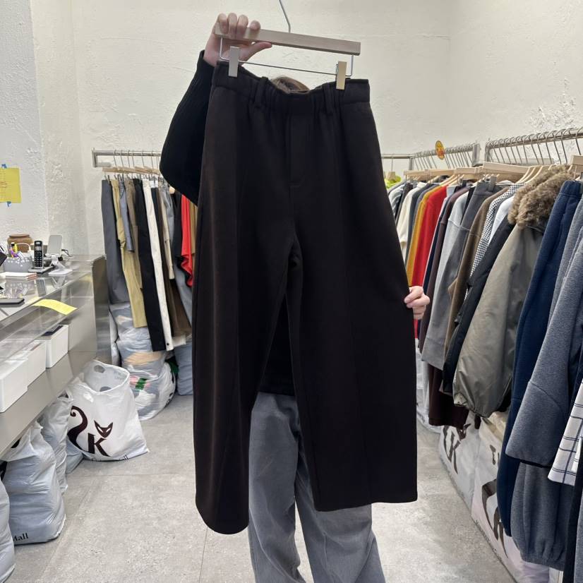 DA YLOG韓國直郵㊣女裝新品職業真品25秋冬休閑褲加絨條紋DA YLOG休閑褲