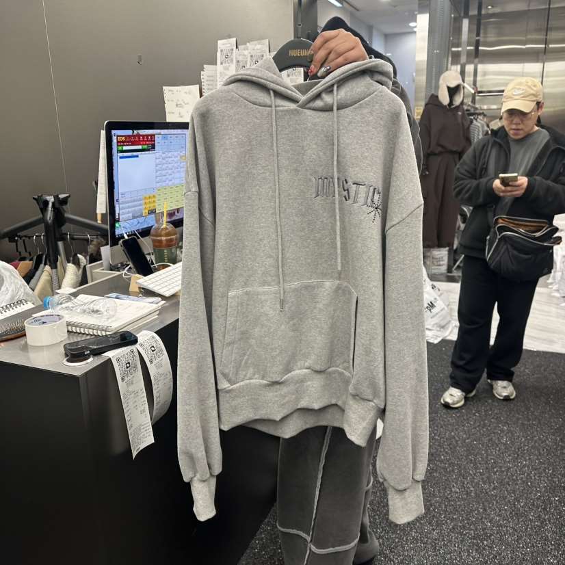 NUEUN韓國代購㊣女士新品推薦真品時尚人氣熱賣衛衣連帽衫加絨NUEUN/SEEOT衛衣