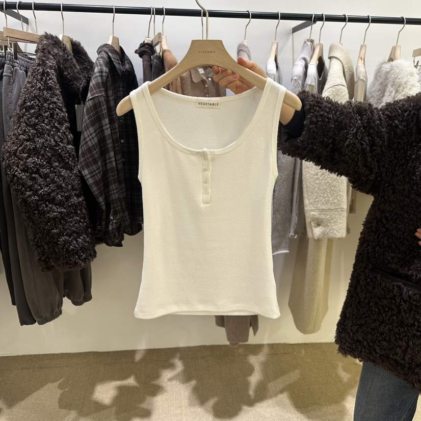 VEGETABLE東大門㊣代購女裝新款推薦時尚職業真品25秋冬吊帶背心VEGETABLE吊帶/背心