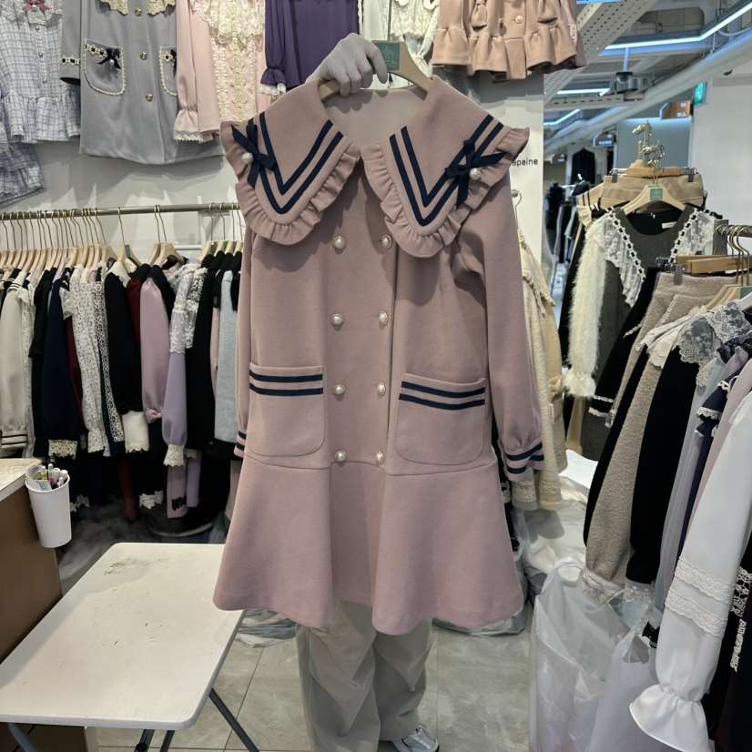 PAPA韓國代購㊣女士新品真品熱賣人氣職業推薦25秋冬連衣裙PaPa/HALMADE連衣裙