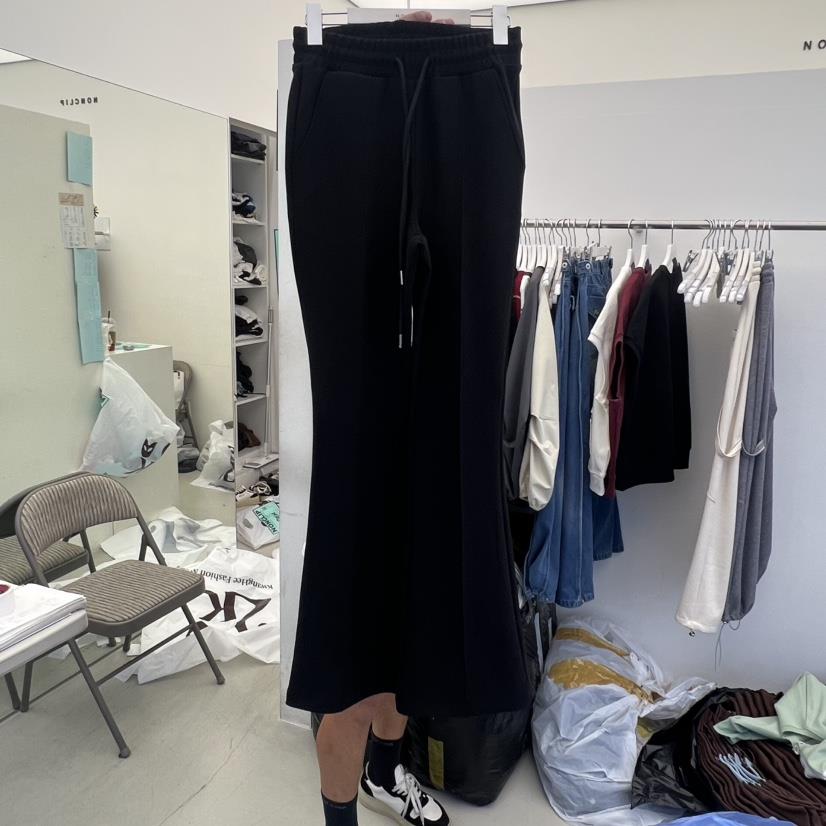 NON CLIP東大門㊣實拍女裝新款人氣職業休閑25秋冬休閑褲喇叭NON CLIP休閑褲