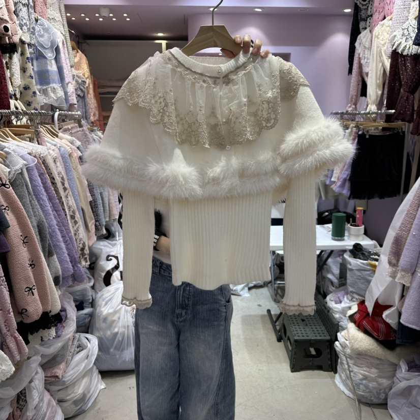 MS東大門㊣直郵女士新品職業推薦25秋冬真品時尚套裝毛皮套裝MS套裝