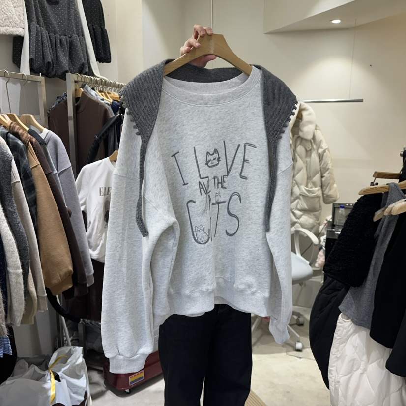 HIPTIQUE韓國代購㊣女裝新品推薦熱賣人氣真品職業衛衣加絨HIPTIQUE衛衣