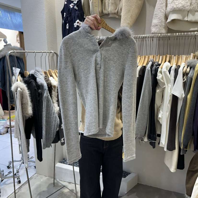 HIPTIQUE東大門㊣代購女裝新品人氣25秋冬職業推薦針織衫浣熊HIPTIQUE針織衫