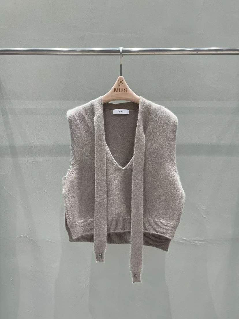 THE MUI韓國代購㊣女裝新品職業推薦人氣25秋冬休閑吊帶背心THE MUI吊帶/背心