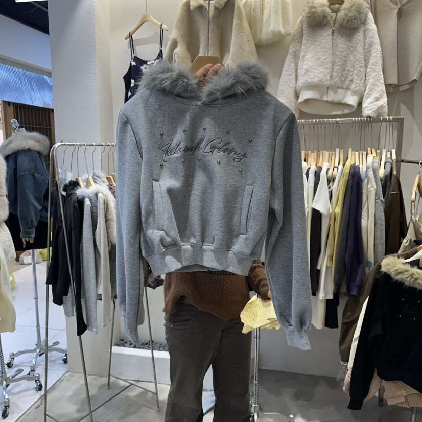 HIPTIQUE東大門㊣代購女士新品人氣休閑時尚25秋冬衛衣雙層HIPTIQUE衛衣