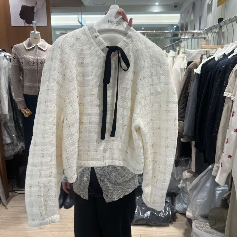 OGI東大門㊣實拍女裝新款熱賣25秋冬推薦時尚人氣襯衫蕾絲衫FLat OGI襯衫/蕾絲衫