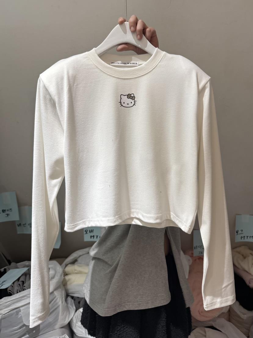 BELITA-L東大門㊣實拍女裝新品真品休閑人氣推薦職業長袖T恤BELITA-L長袖T恤