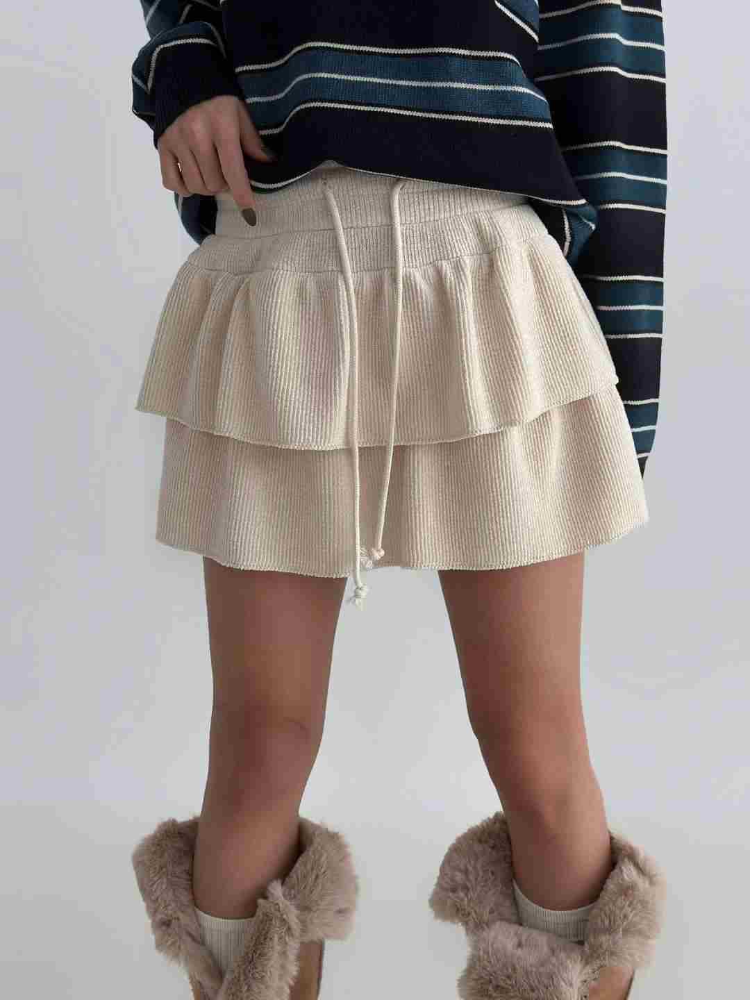 DOTNODI（無品牌標）韓國直郵㊣女士新品25秋冬休閑推薦裙褲DOTNODI裙褲