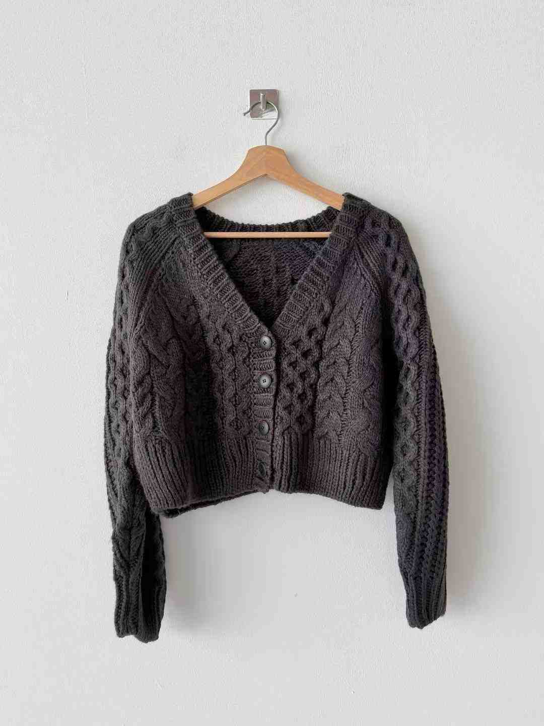 DOTNODI（無品牌標）東大門㊣代購女裝新品真品25秋冬針織衫格子DOTNODI針織衫