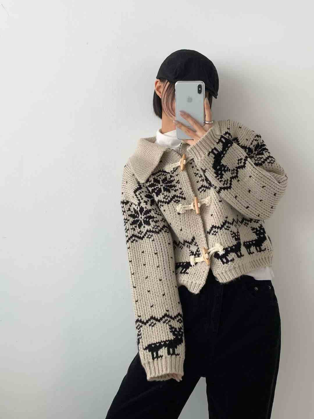 DOTNODI（無品牌標）東大門㊣實拍女裝新品熱賣職業時尚毛衣DOTNODI毛衣