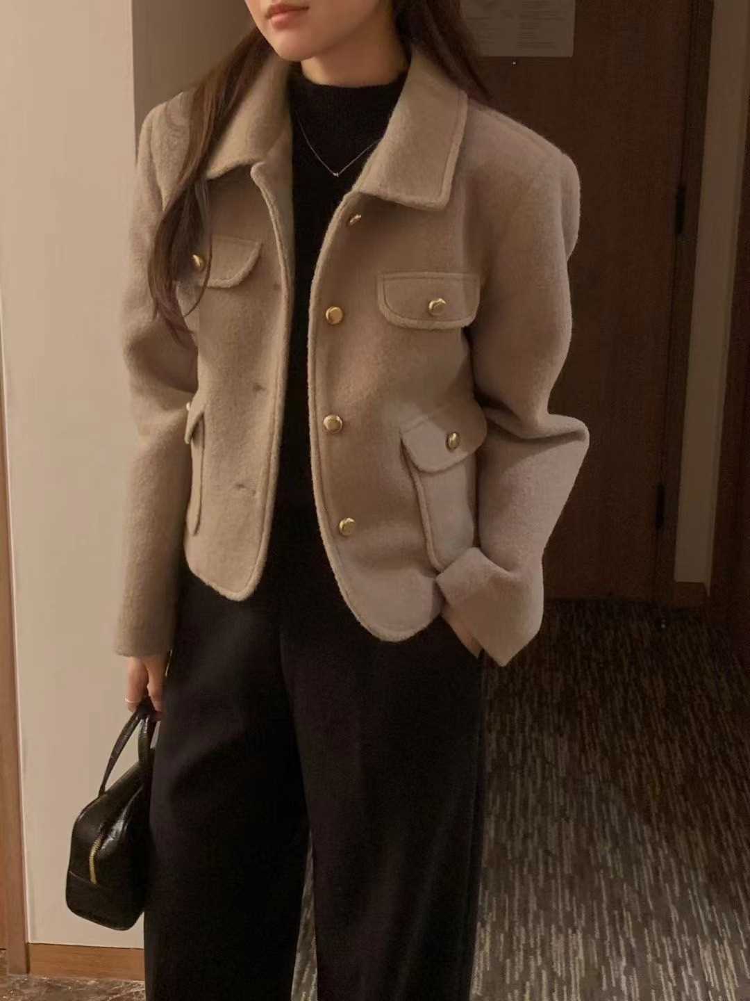 OSRO韓國直郵㊣女士新品休閑熱賣推薦職業人氣時尚真品夾克OSRO夾克