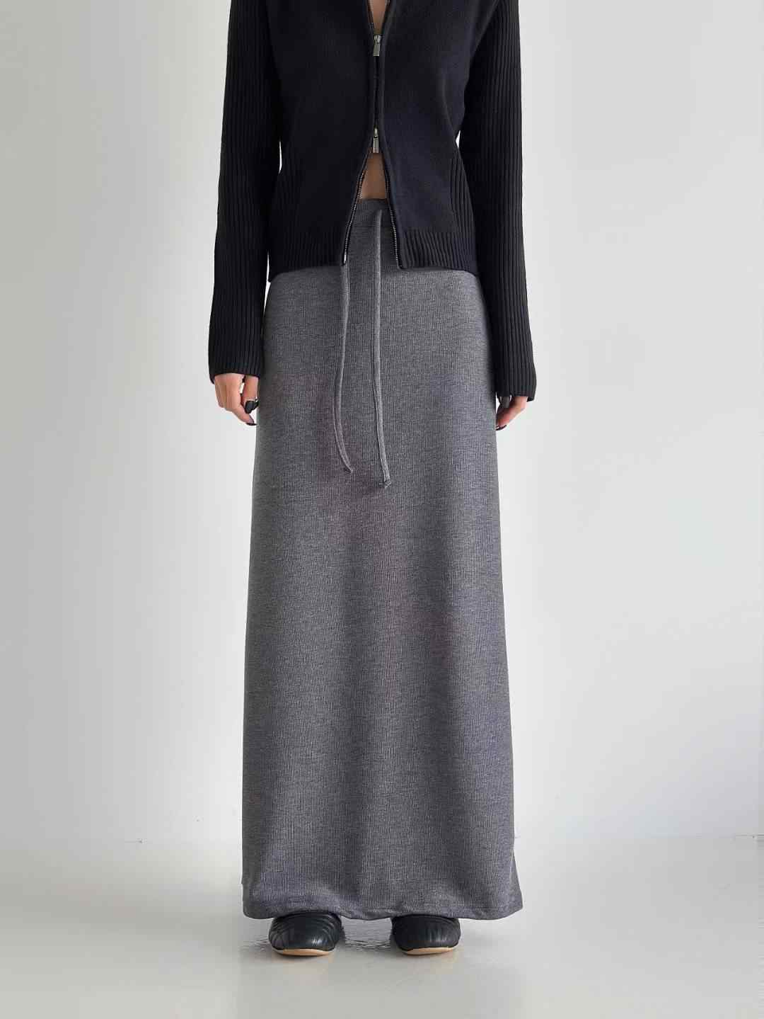 DOTNODI（無品牌標）東大門㊣代購女裝新品25秋冬職業時尚長裙DOTNODI長裙