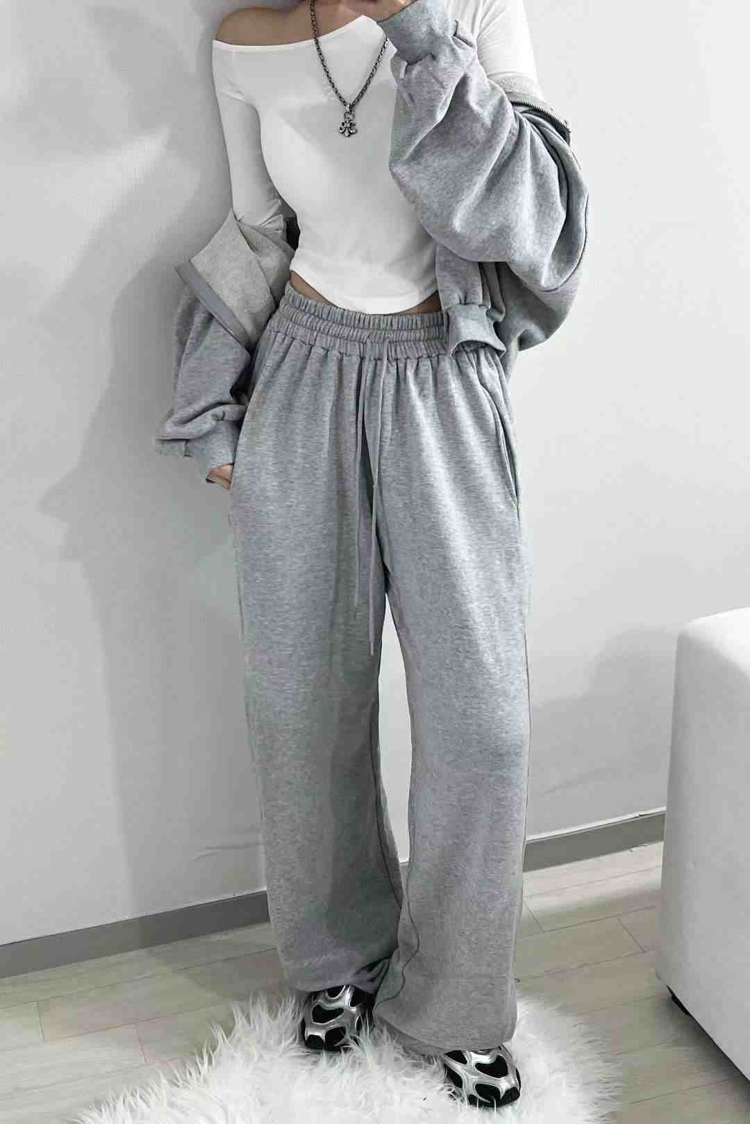 KITSCH韓國代購㊣女士新款25秋冬時尚推薦人氣休閑職業休閑褲KITSCH休閑褲