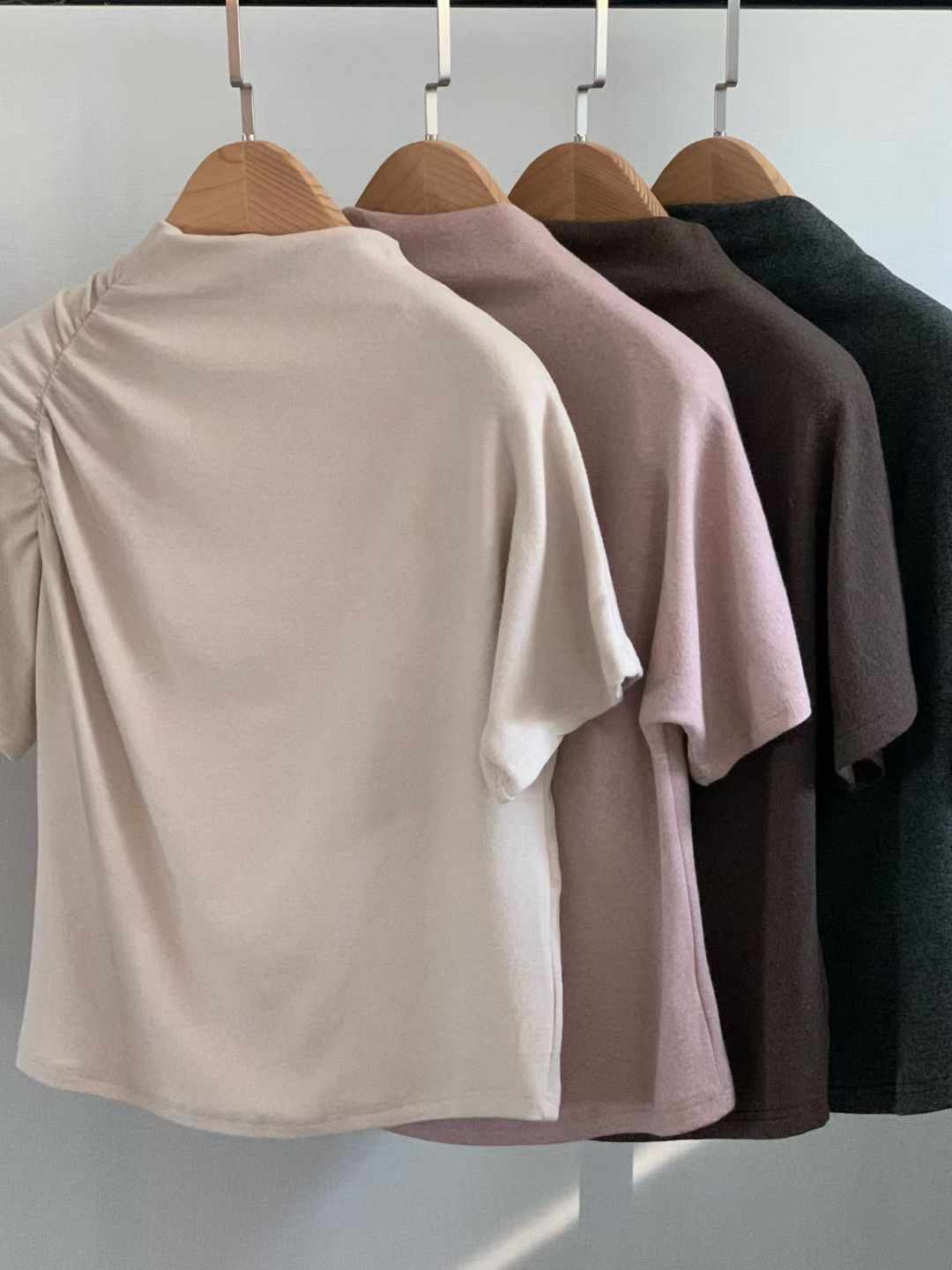 OSRO韓國直郵㊣女裝新款休閑推薦25秋冬職業真品熱賣T恤安哥拉OSROT恤