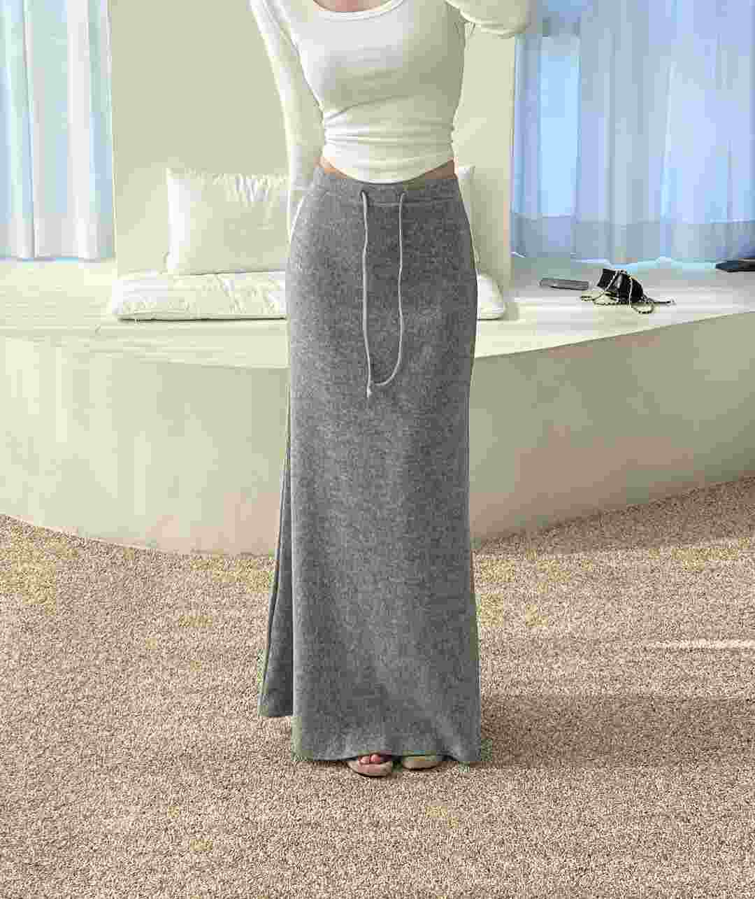 KITSCH東大門㊣實拍女士新品人氣時尚25秋冬真品熱賣休閑長裙KITSCH長裙