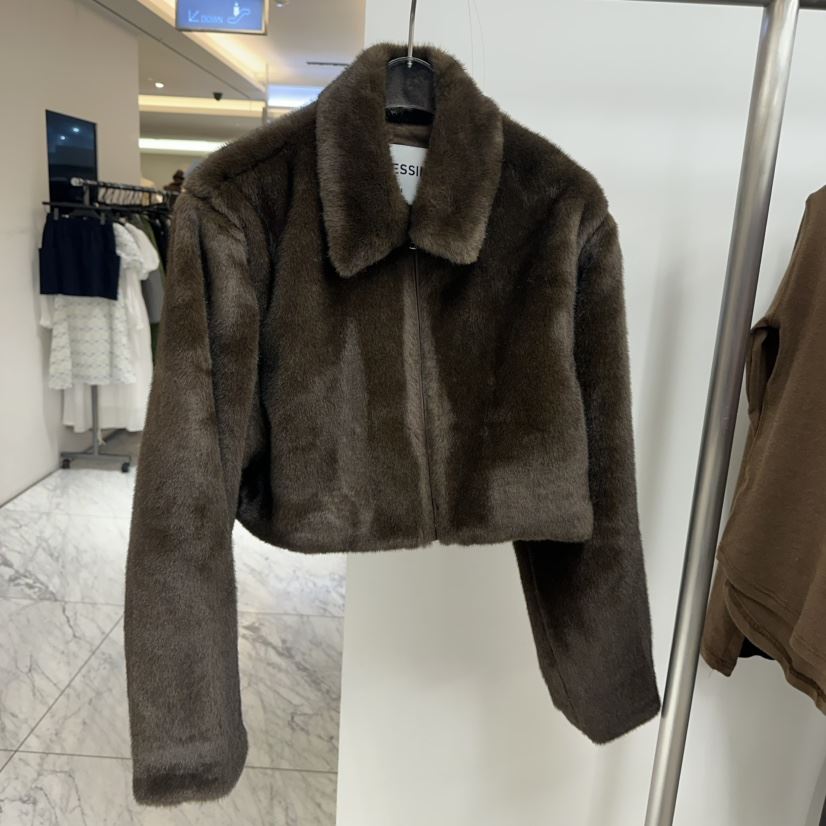 TOPDRESSING東大門㊣直郵女士新品推薦真品短款大衣可拆卸毛皮TOPDRESSING短款大衣