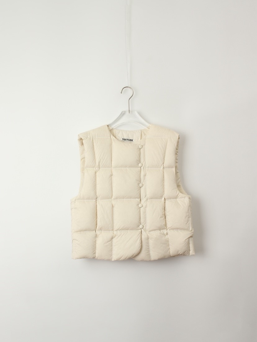 TEXTURE韓國直郵㊣女士新品真品推薦熱賣人氣休閑職業馬甲填充TEXTURE馬甲