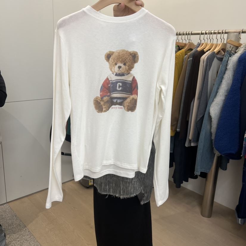 DOHWAJI東大門㊣直郵女裝新款職業休閑25秋冬時尚真品長袖T恤DOHWAJI長袖T恤