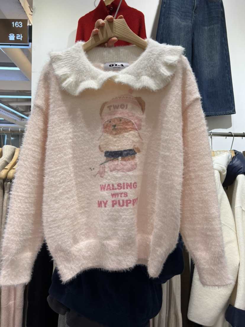 OLA東大門㊣代購女士新品推薦真品25秋冬熱賣休閑職業針織衫mellor/OLA針織衫