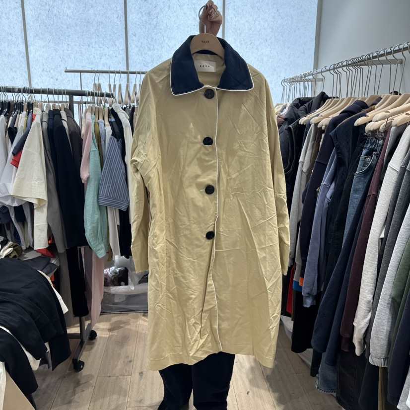 REVE-L東大門㊣直郵女士新品真品休閑人氣時尚25秋冬長款風衣REVE-L長款風衣