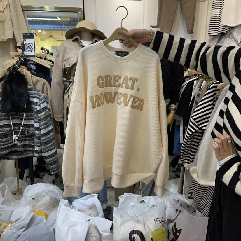 10 O'CLOCK東大門㊣直郵女裝新款25秋冬時尚休閑職業衛衣10 O'CLOCK衛衣