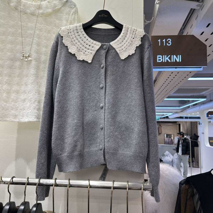 BIKINI東大門㊣實拍女裝新款25秋冬真品時尚人氣熱賣針織衫BIKINI針織衫