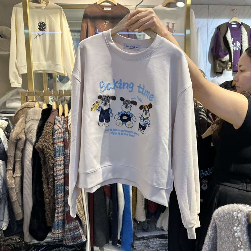 COCO HOLIC東大門㊣實拍女裝新品推薦休閑真品職業25秋冬衛衣COCO HOLIC衛衣