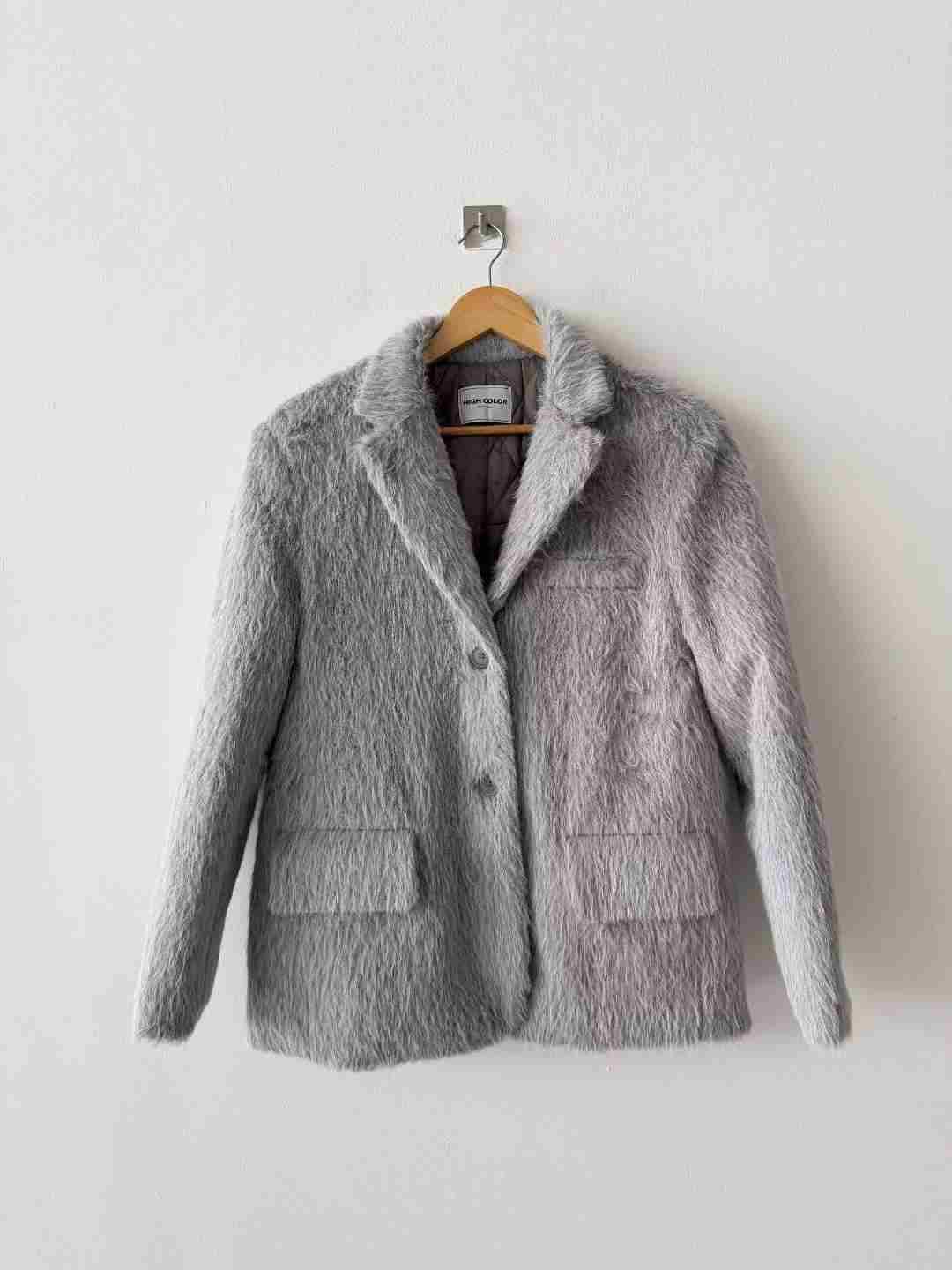 HIGH COLOR/NODI韓國代購㊣女士新品真品職業熱賣短款大衣HIGH COLOR/NODI短款大衣