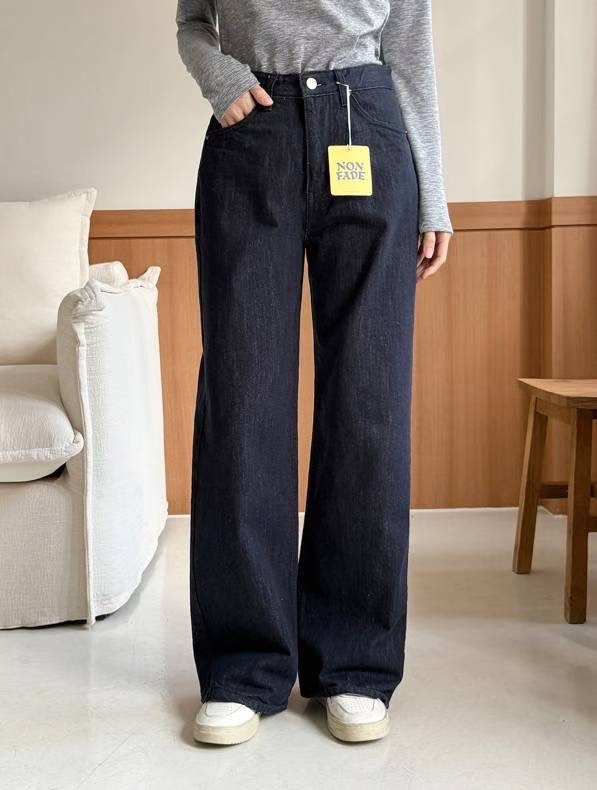 STELLA韓國直郵㊣女士新品推薦25秋冬時尚牛仔褲不褪色抓絨STELLA牛仔褲