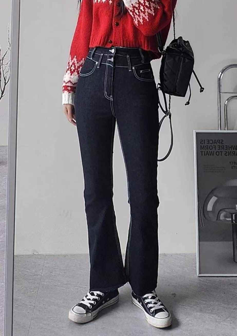 J CAT東大門㊣直郵女裝新款休閑人氣時尚真品職業25秋冬牛仔褲J CAT牛仔褲