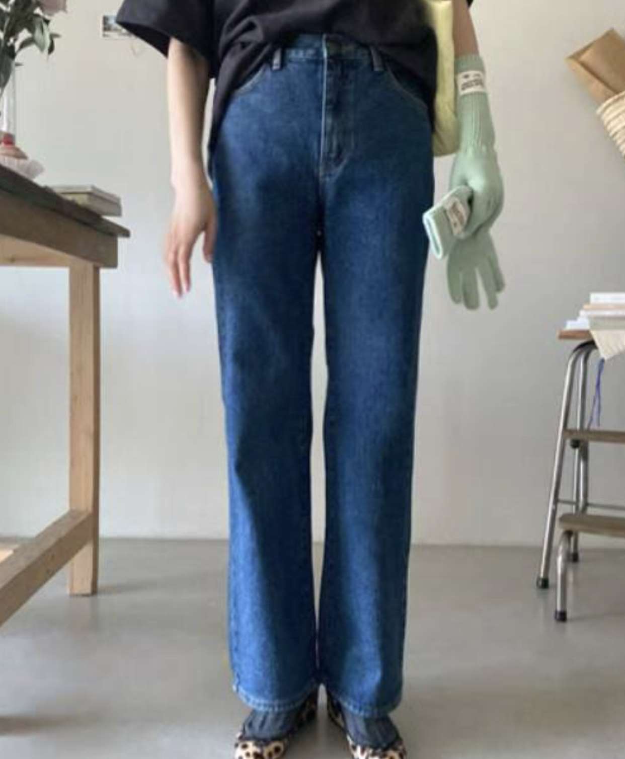 STELLA東大門㊣直郵女裝新品25秋冬時尚休閑熱賣推薦牛仔褲STELLA牛仔褲