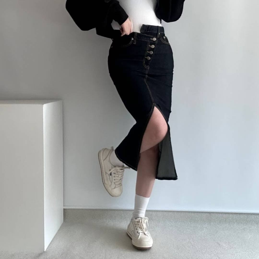 J CAT東大門㊣直郵女裝新款熱賣人氣時尚真品休閑職業長裙J CAT長裙