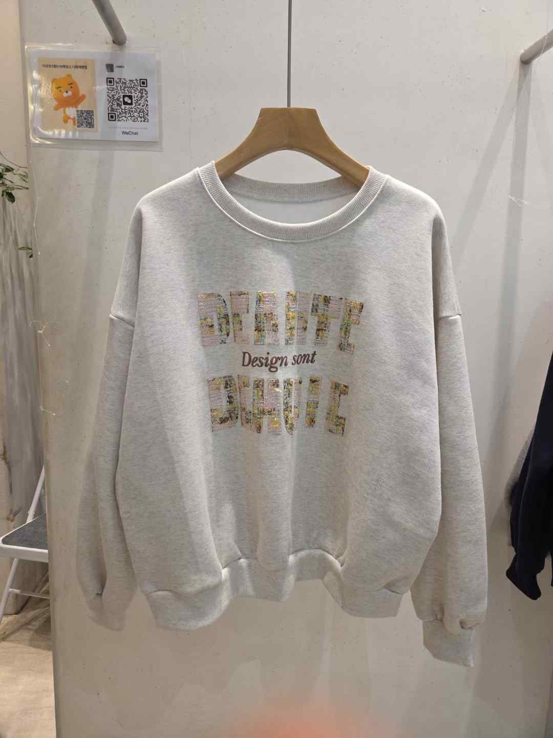 JAMES 제임스東大門㊣直郵女裝新款休閑真品人氣時尚職業衛衣JAMES衛衣