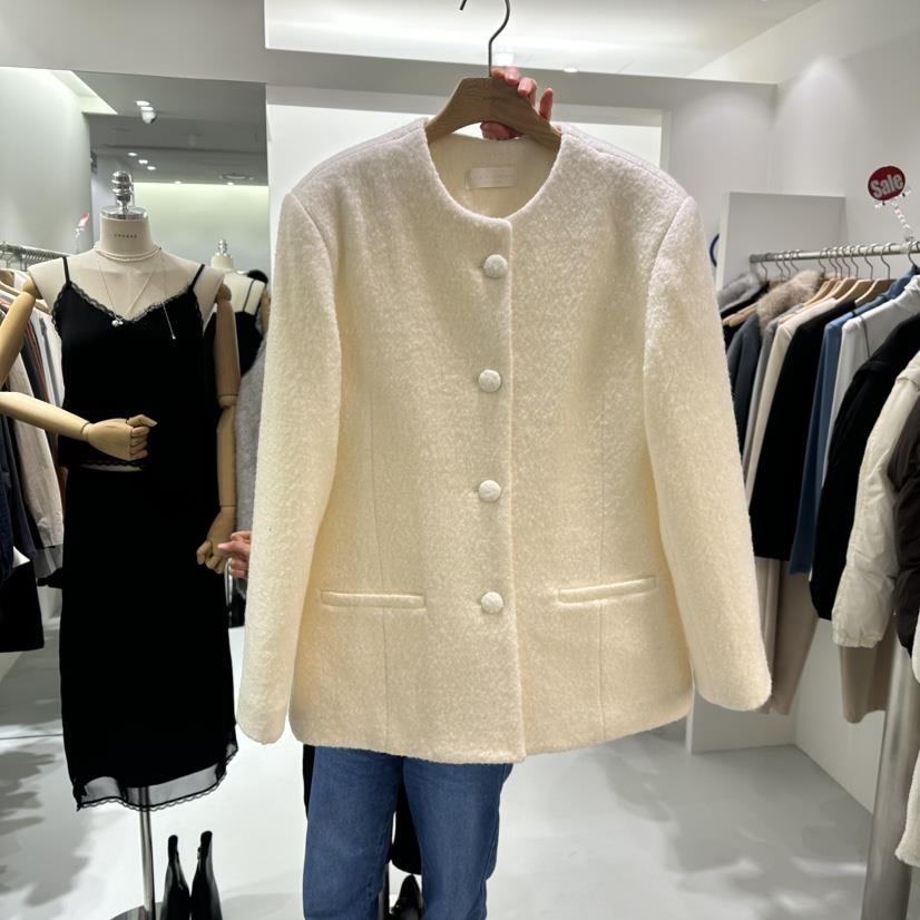 AHOY東大門㊣實拍女士新品休閑25秋冬真品人氣職業夾克羊毛AHOY夾克