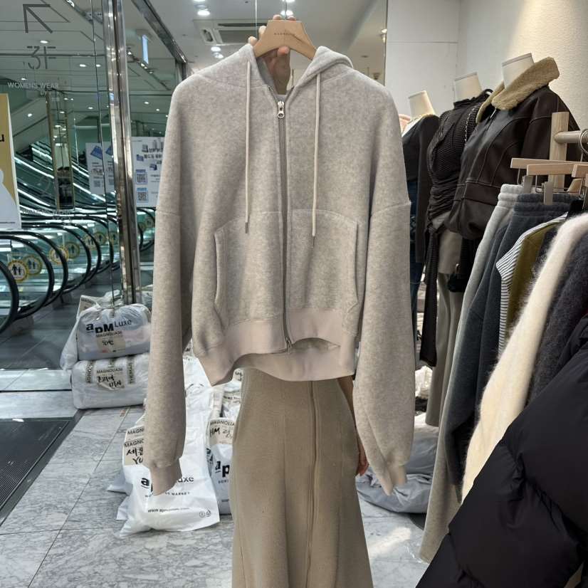 MAGNOLIA36-L東大門㊣代購女裝新品真品25秋冬夾克加絨抓絨保暖MAGNOLIA36-L夾克