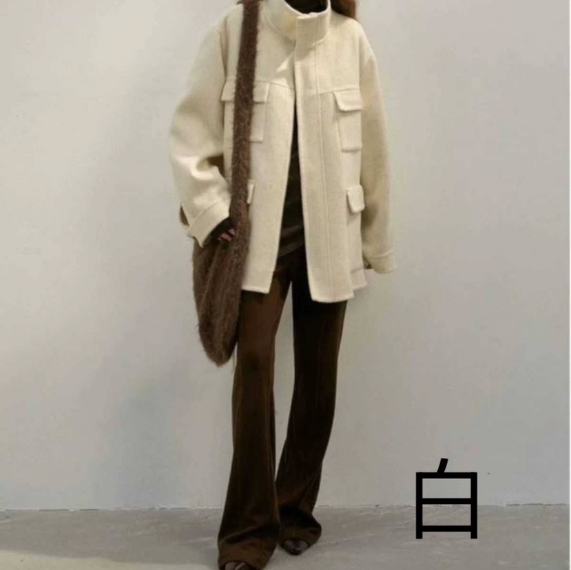 DREAM GIRIS/HOT PLACE韓國直郵㊣女士新款時尚中長款大衣含腰帶口袋DREAM GIRIS/HOT PLACE中長款大衣