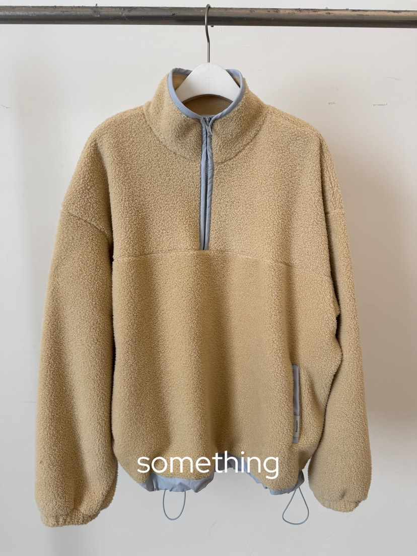 SOMETHING-L/FANCY東大門㊣代購女士新款休閑衛衣小熊拉鏈SOMETHING-L/FANCY衛衣