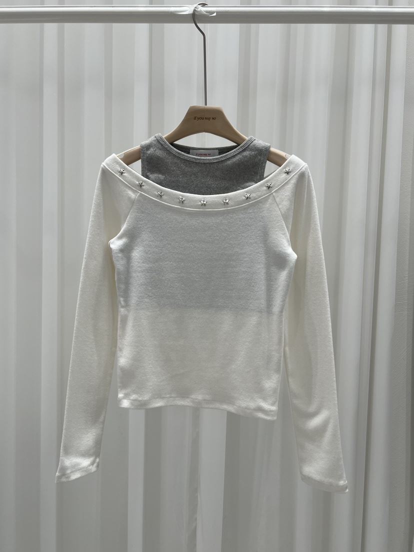 IF YOU SAY SO/PLUM-Q韓國直郵㊣女裝新款時尚長袖T恤IF YOU SAY SO/PLUM-Q長袖T恤