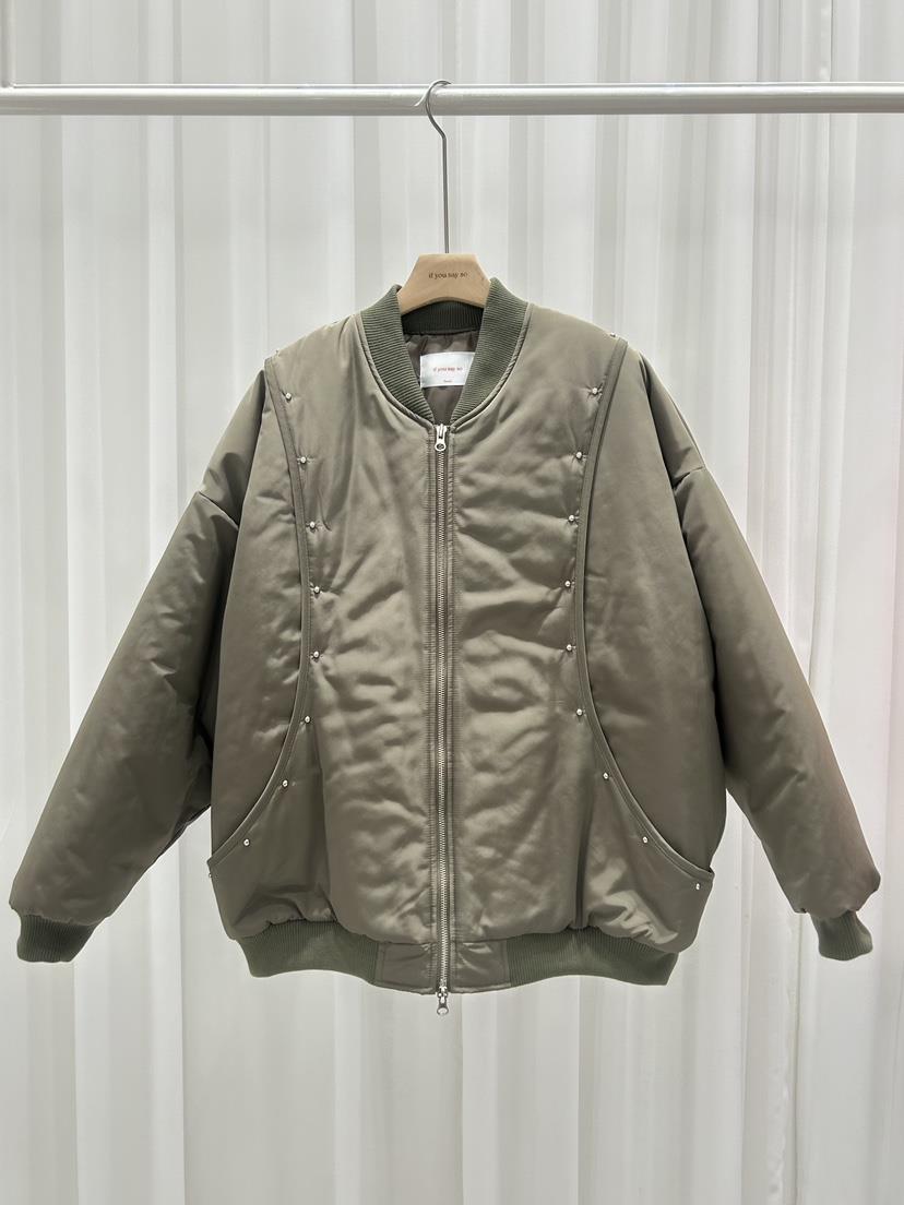 IF YOU SAY SO/PLUM-Q韓國直郵㊣女裝新款熱賣短款棉服棉IF YOU SAY SO/PLUM-Q短款棉服