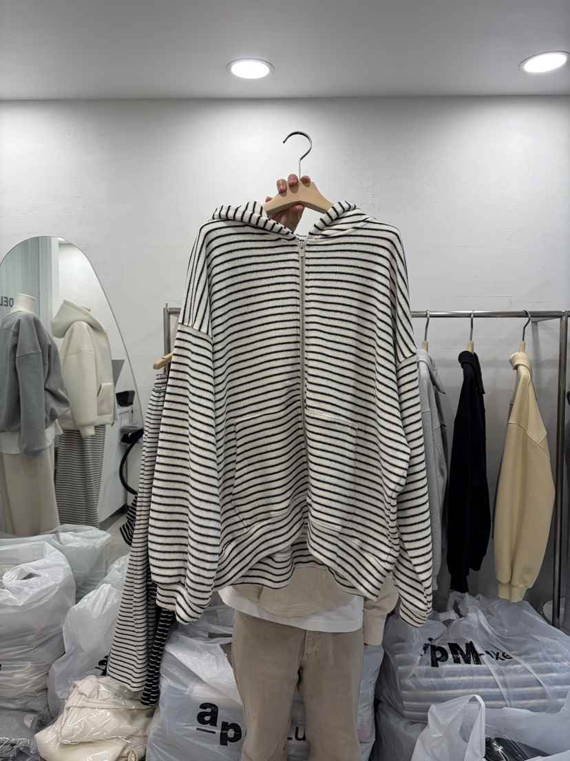 DELICATE東大門㊣實拍女裝新品人氣休閑25秋冬推薦夾克連帽衫DELICATE夾克