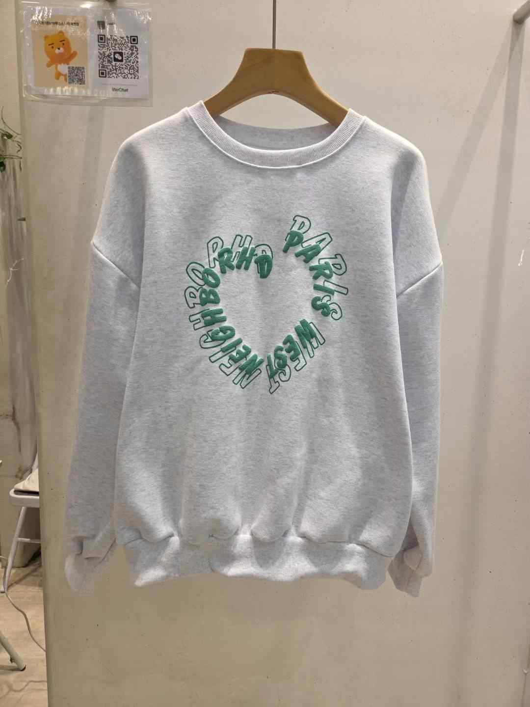 JAMES 제임스韓國直郵㊣女士新品休閑時尚25秋冬熱賣衛衣加絨JAMES衛衣