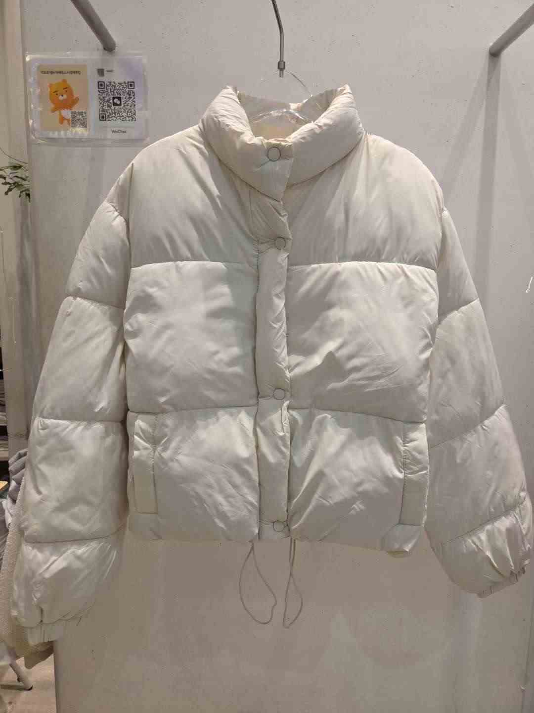 JAMES 제임스韓國直郵㊣女士新款時尚推薦真品短款棉服填充JAMES短款棉服