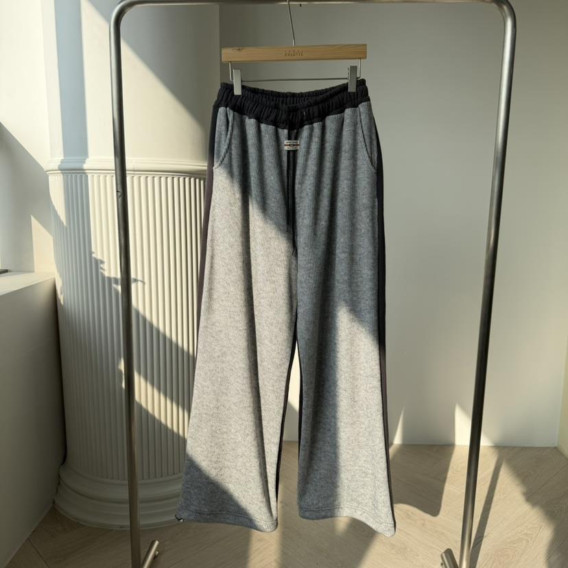 PALETTE-Q東大門㊣直郵女裝新款25秋冬時尚休閑休閑褲抓絨PALETTE-Q休閑褲